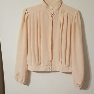Vintage Peach blouse